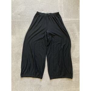 Cut Loose Lantern Barrel Pants Size M Wide Leg Lagenlook Pull On Black